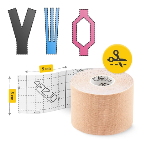 Set de 4 benzi kinesiologice 5 cm x 5 m