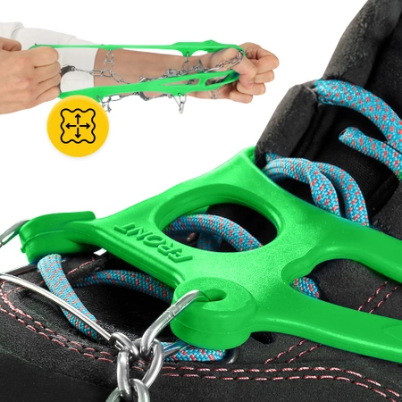 Crampoane antiderapante pentru bocanci PREMIUM (44-46) XL