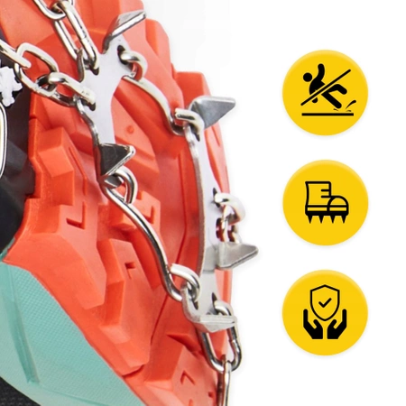 Crampoane pentru copii crampoane pentru pantofi de drumeție L (32-36)