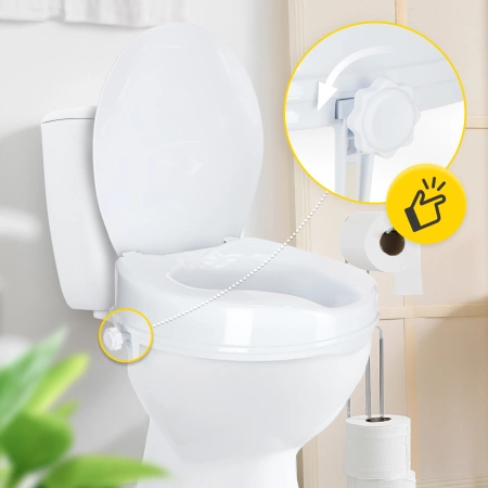 Capac pentru toaletă, înălțime 15 cm