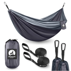 Hamac de călătorie pentru două persoane Mountain Goat gri-grafit