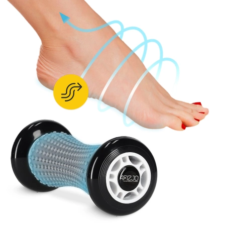 Rolă de masaj SPIKE ROLLER cu proeminențe, gri