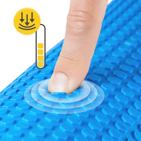 Roller de masaj cu proeminențe CARE+ 90 cm Albastru