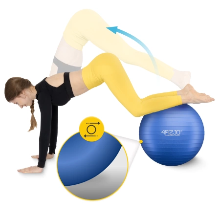 Minge gonflabilă de gimnastică pentru fitness 55 cm