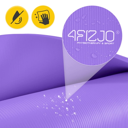 Saltea fitness pentru yoga NBR 1 cm