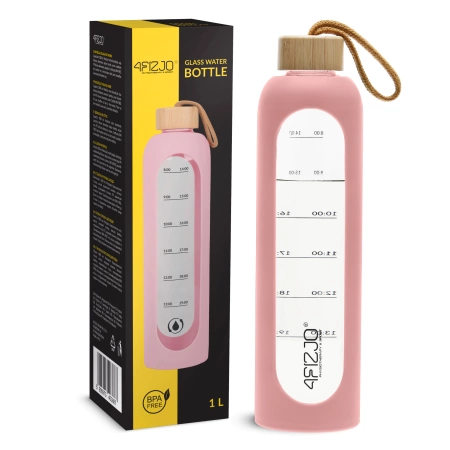 Sticlă pentru apă din sticlă 1 L