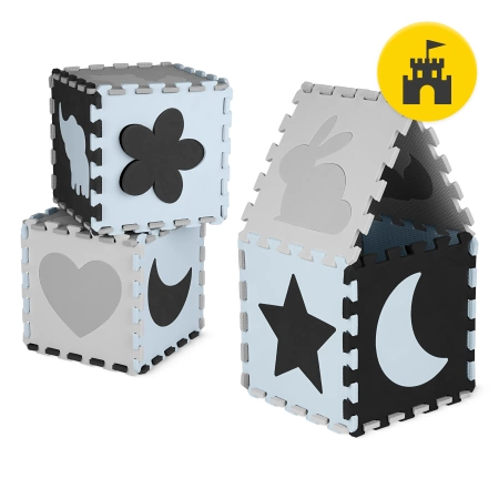 Set de puzzle din spumă 150x150 - „Animale”