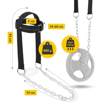 Centură de exerciții pentru gât și ceafă