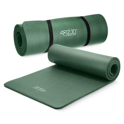 Saltea pentru fitness și yoga NBR 1,5 cm verde salvie