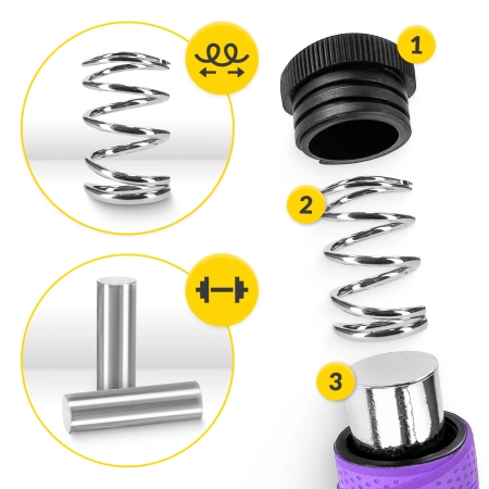 Coardă de sărit cu greutate 3 m