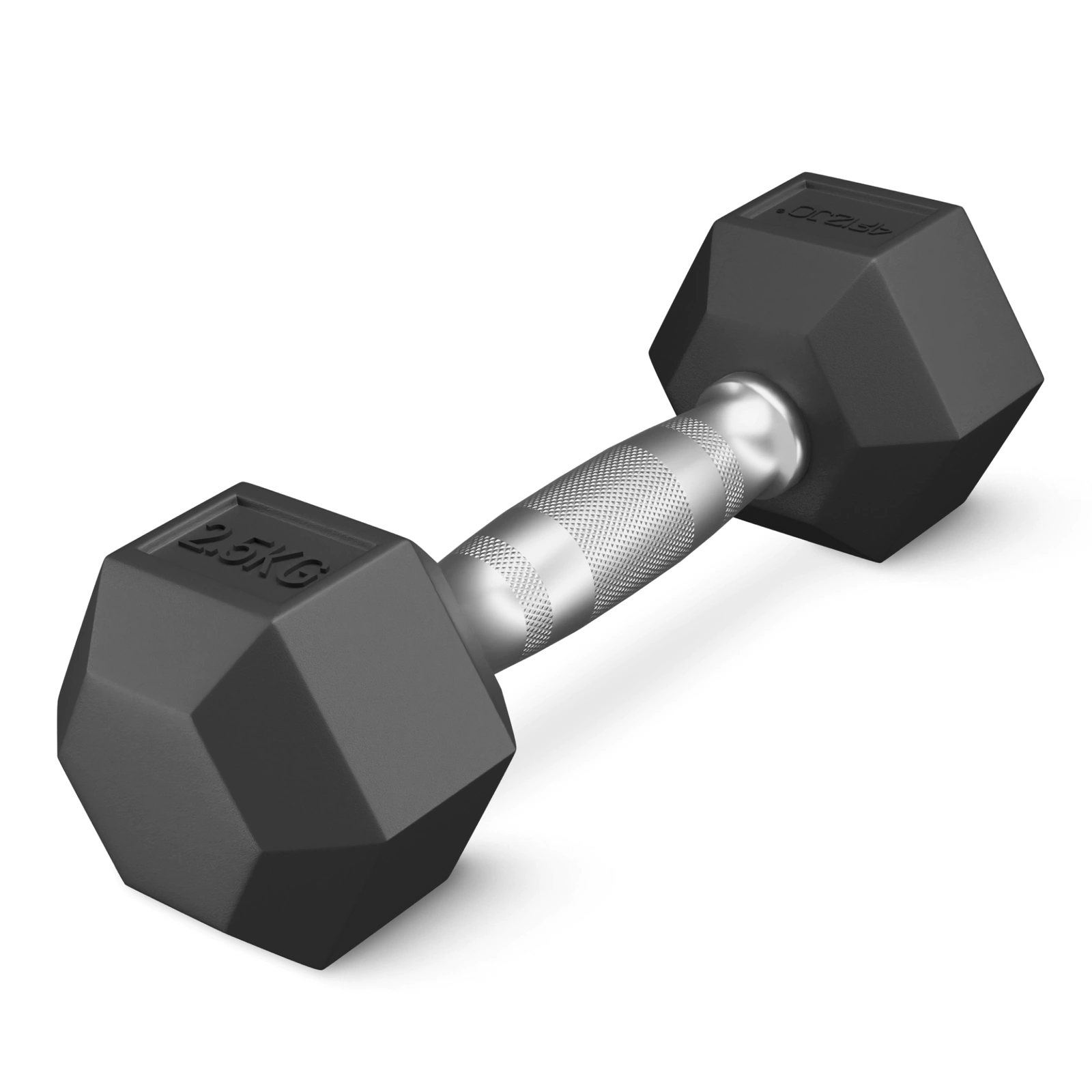 Halteră HEX din Oțel 2,5 kg (1 Bucată)