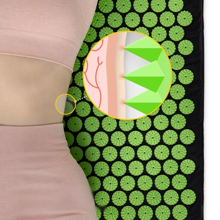 Covoraș clasică de presopunctură cu pernă