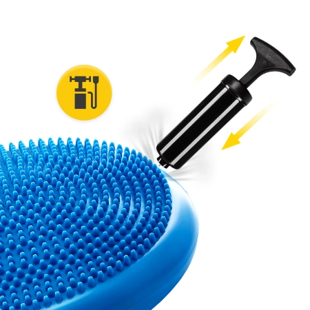 Pompa pentru mingi de gimnastică