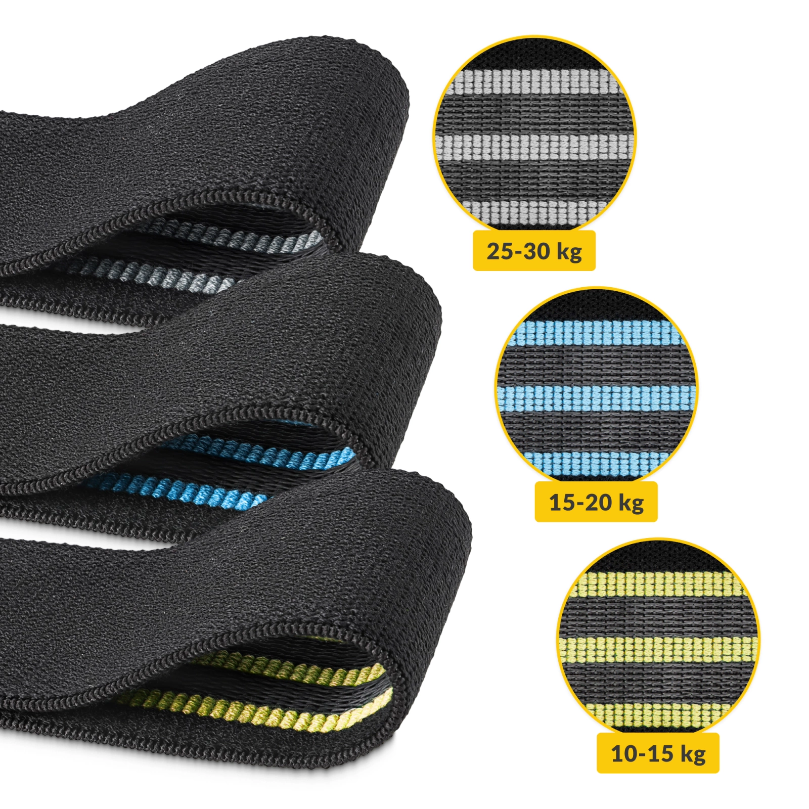 Set de Benzi Textile HIP BAND