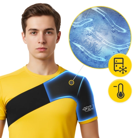 Compresă flexibilă cu gel cald și rece pentru umăr