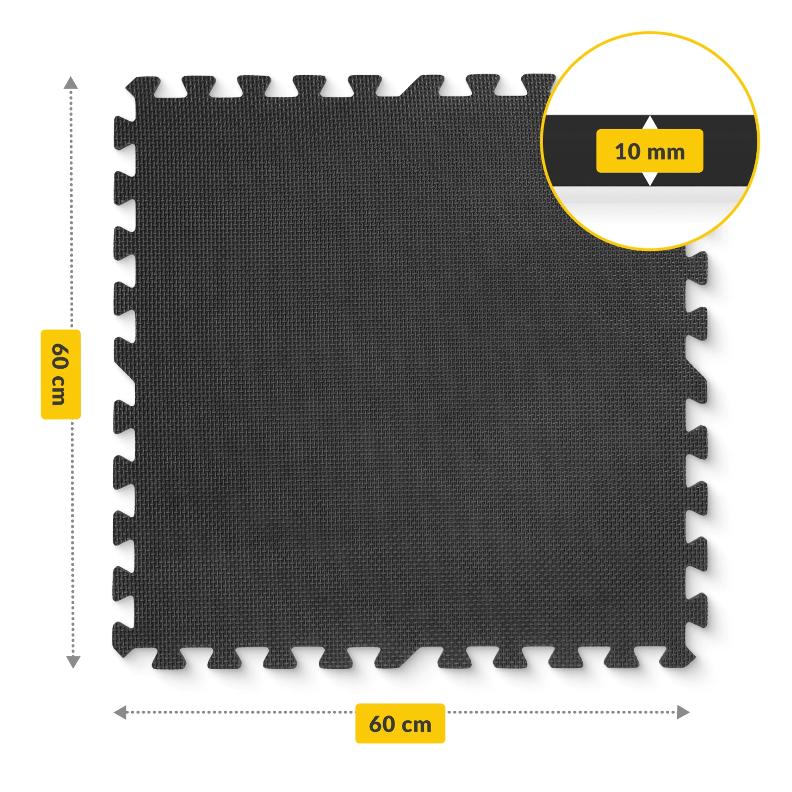Covoraș de spumă PUZZLE 6 buc.