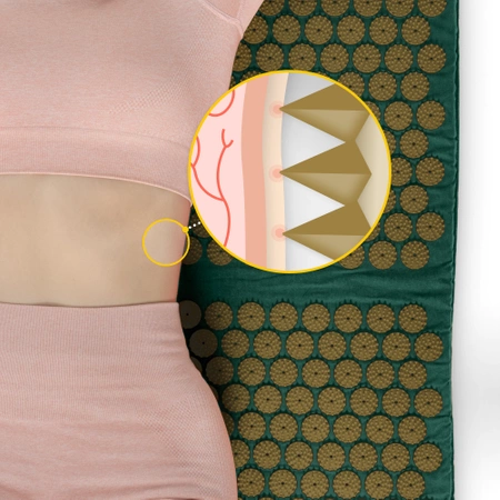 Covoraș clasică de presopunctură de mărime mare cu pernă XL