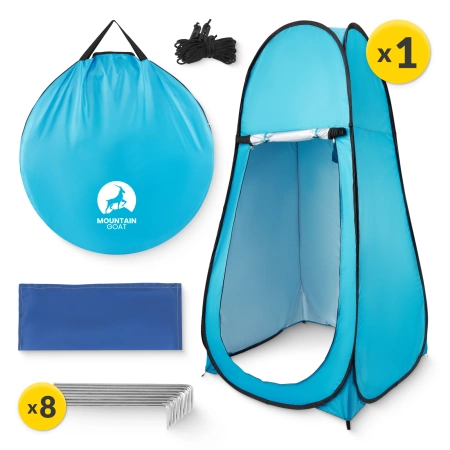 Cort de plajă pentru schimbarea hainelor și duș