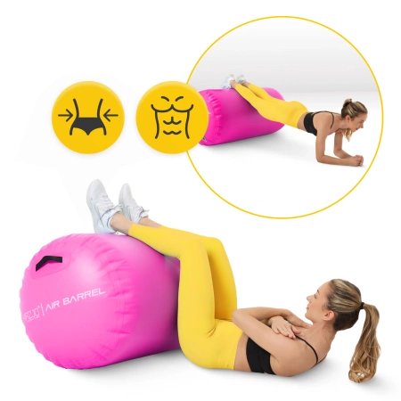 Cilindru gonflabil de gimnastică AIR BARREL 75 cm