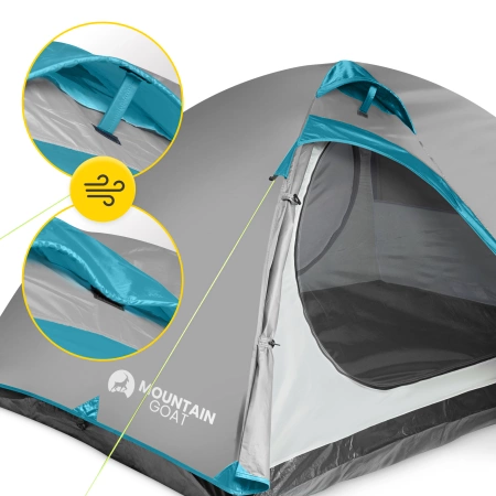 Cort turistic PRIME DUO MOUNTAIN GOAT gri