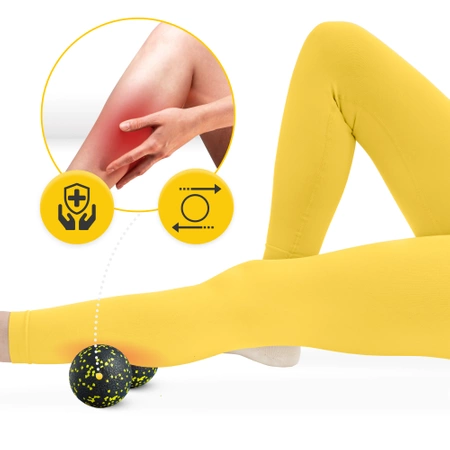 Minge dublă de masaj EPP 8 cm