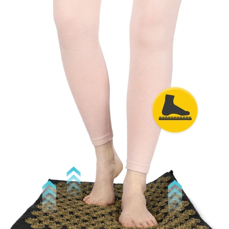 Covoraș de presopunctură ECO cu coji de hrișcă și nucă de cocos