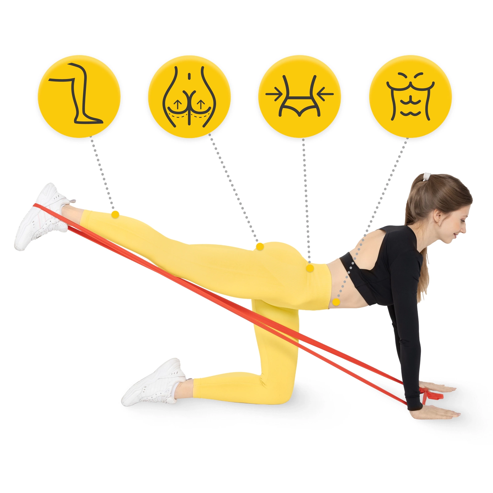 Bandă de reabilitare FLAT BAND 2-4 kg (2/7)