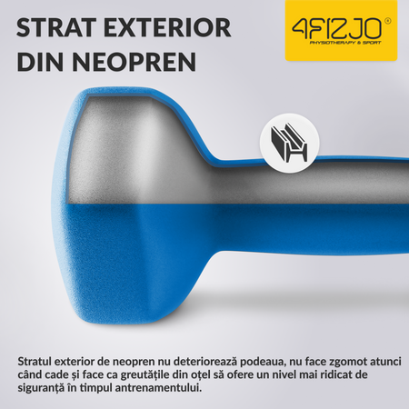 Haltere clasice 2 x 2 kg