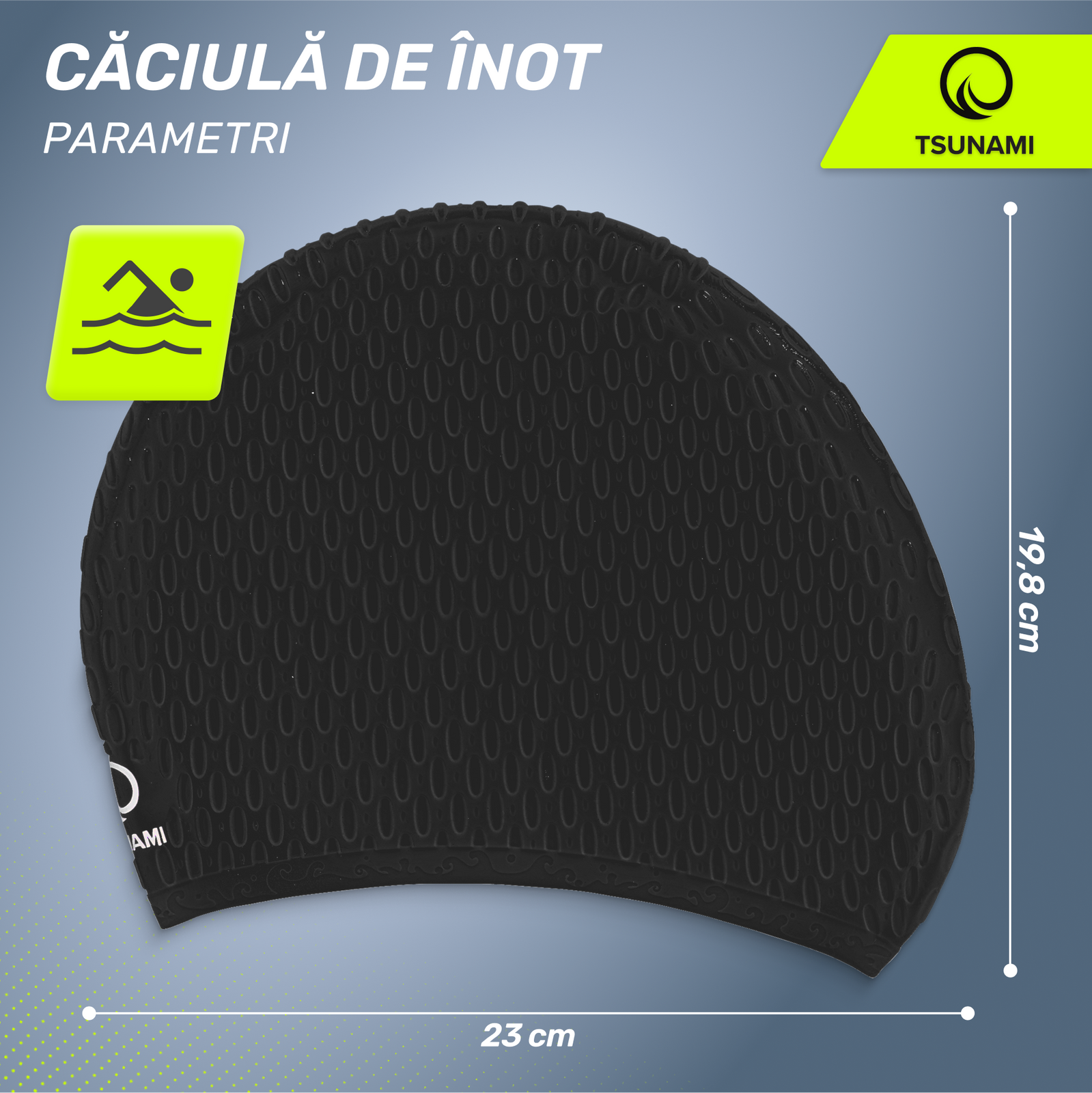 Căciulă de înot pentru piscină TEXTURE