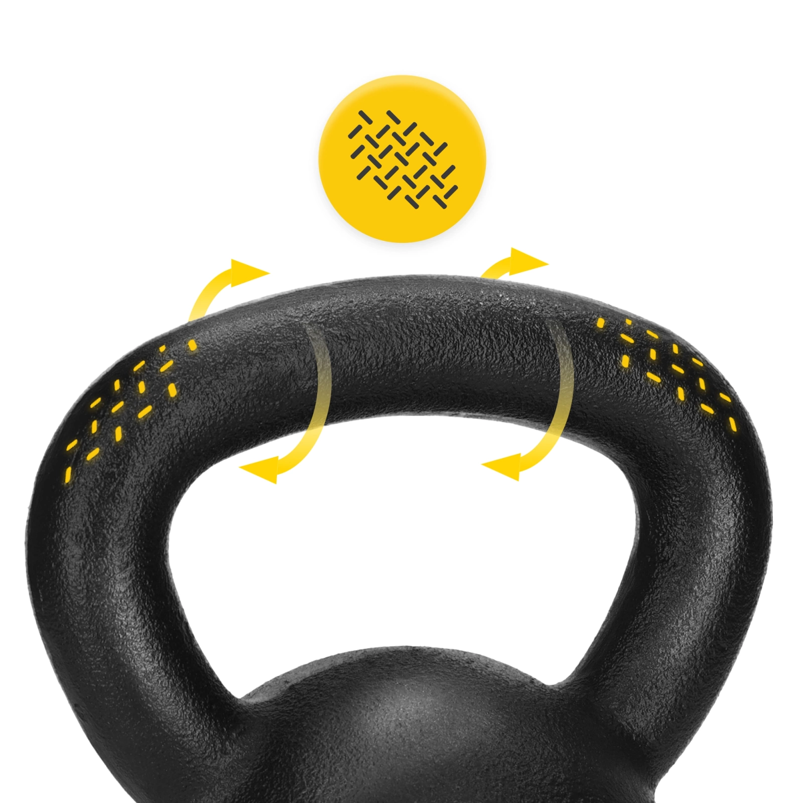 Kettlebell greutate din fontă de 10 kg