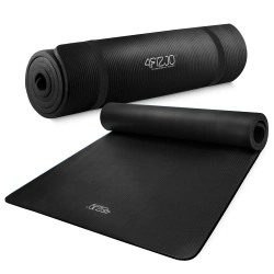 Saltea pentru fitness și yoga NBR 190 × 100 × 1,5 cm, neagră