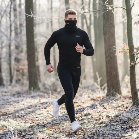 Pantaloni termici unisex - negru, mărimea S