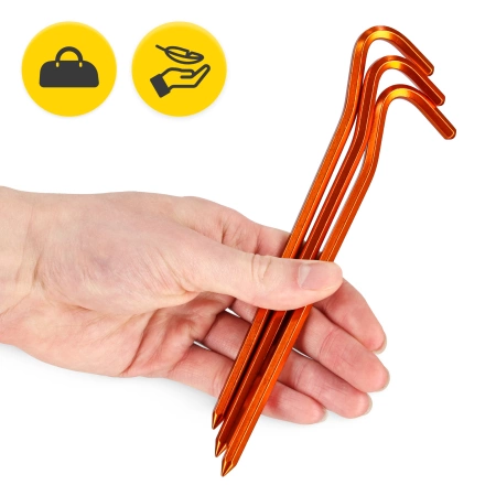 Cuie de cort din aluminiu 10 buc.