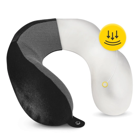 Pernă de calatorie pentru gât, din spumă, cu memorie
