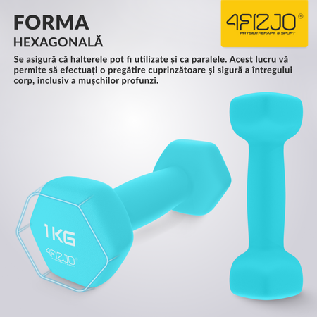 Haltere clasice 2 x 1 kg