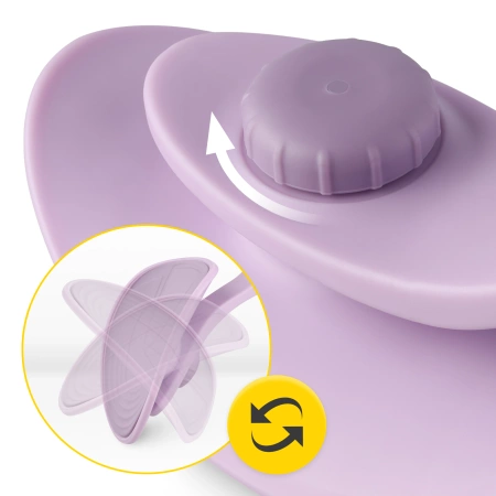 Butterfly pentru antrenarea coapselor și a mușchilor pelvieni cu contor violet