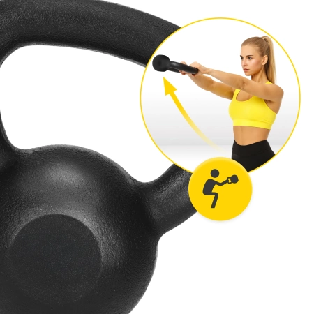 Kettlebell greutate din fontă 8 kg