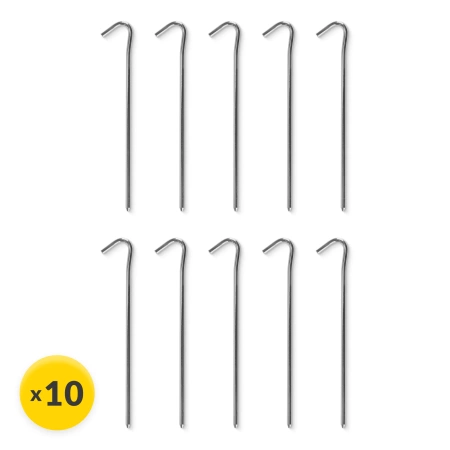 Cuie de cort din oțel 10 buc.