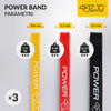 Set de 3 elastice de rezistență POWER BAND