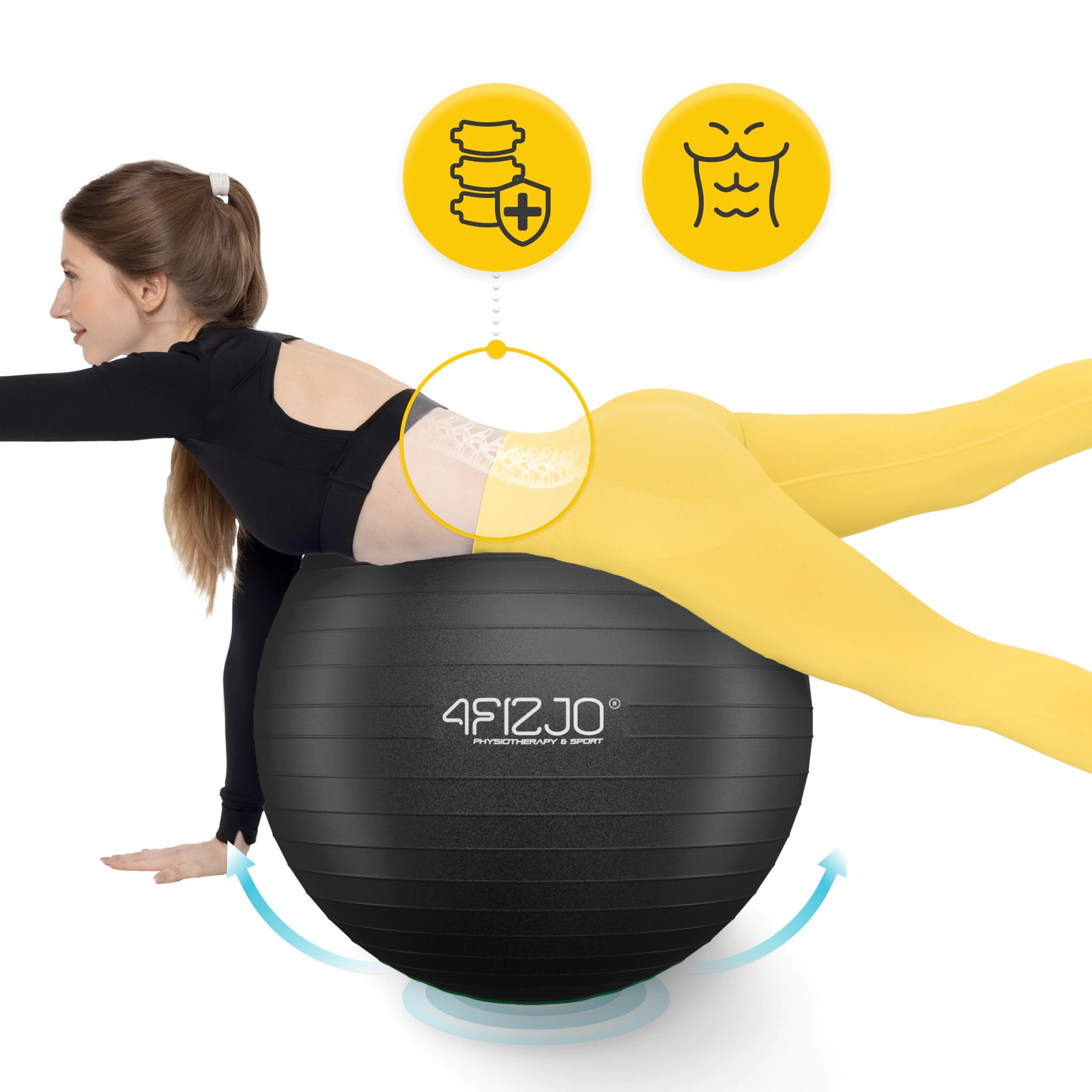 Minge de gimnastică gonflabilă 85 cm