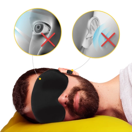 Mască de dormit din mătase