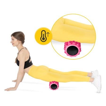 Role de masaj cu crampoane CROSSFIT EVA 33CM