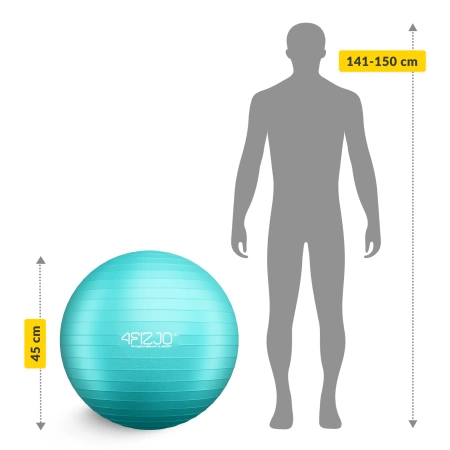 Minge gonflabilă de gimnastică pentru fitness 55 cm