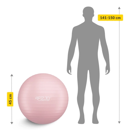 Minge gonflabilă de gimnastică pentru fitness 55 cm