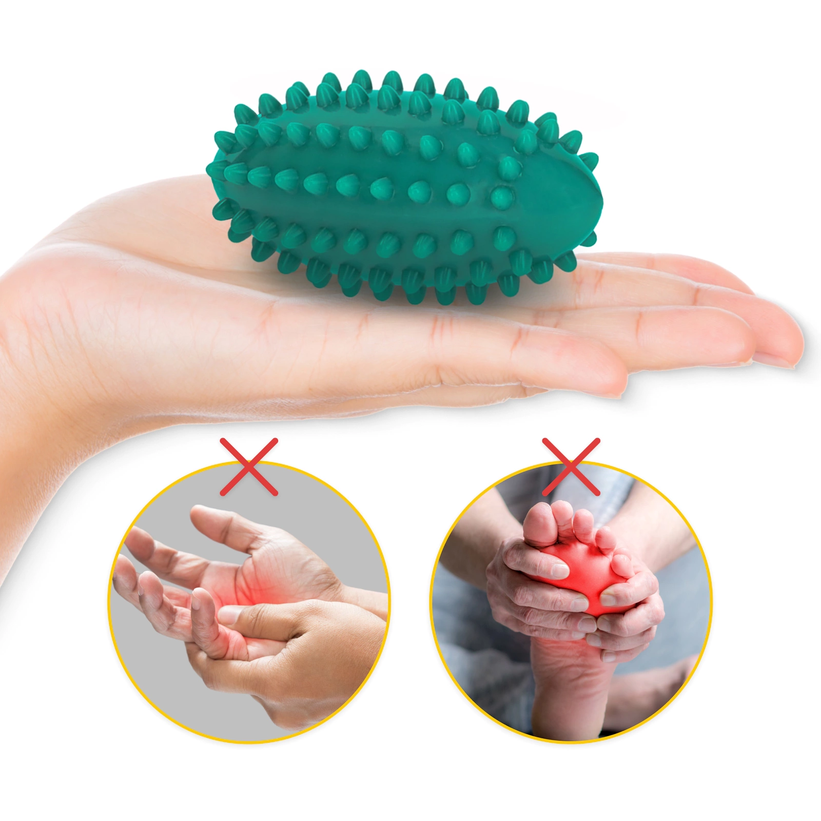 Minge Senzorială de Masaj cu Denivelări