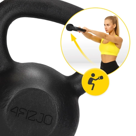 Kettlebell greutate din fontă 16 kg