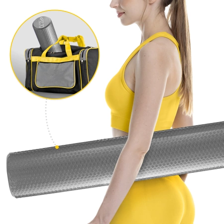 Roller de masaj cu proeminențe CARE+ 90 cm Gri