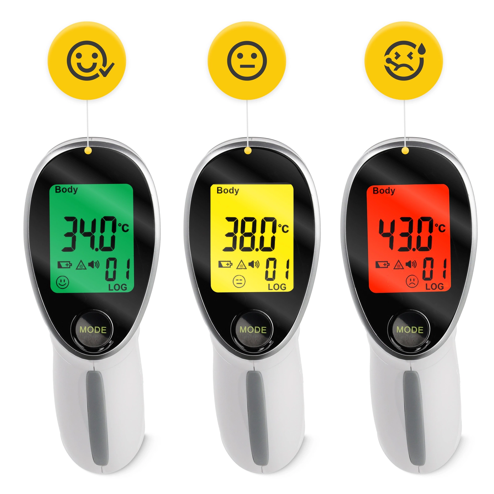 Termometru fără contact cu infraroșu MED+