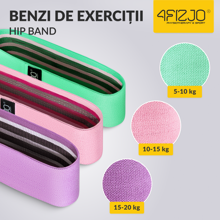 Set de benzi textile HIP BAND