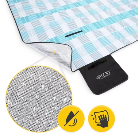 Pătură impermeabilă pentru picnic 200x200 cm